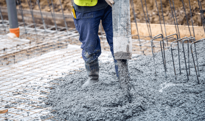 Foundation Concrete Pouring