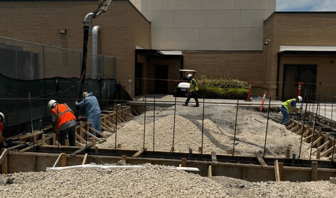 Foundation Concrete Pouring